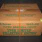 1988 Topps Baseball Tiffany Factory Set Case (6 Sets) (Sealed)