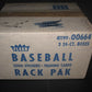 1986 Fleer Baseball Rack Pack Case (3 Box) (00664)