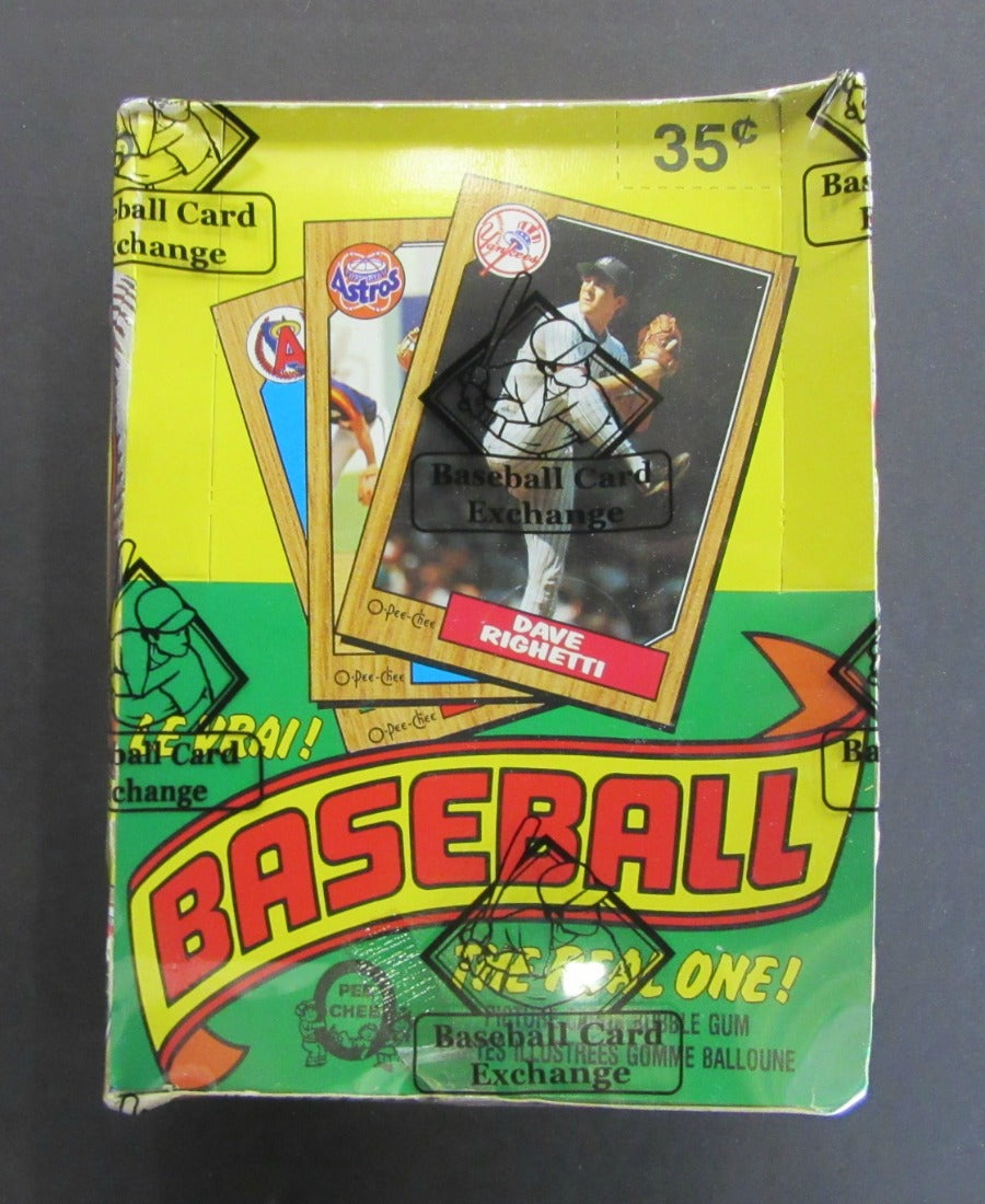 1987 OPC O-Pee-Chee Baseball Unopened Wax Box (BBCE)