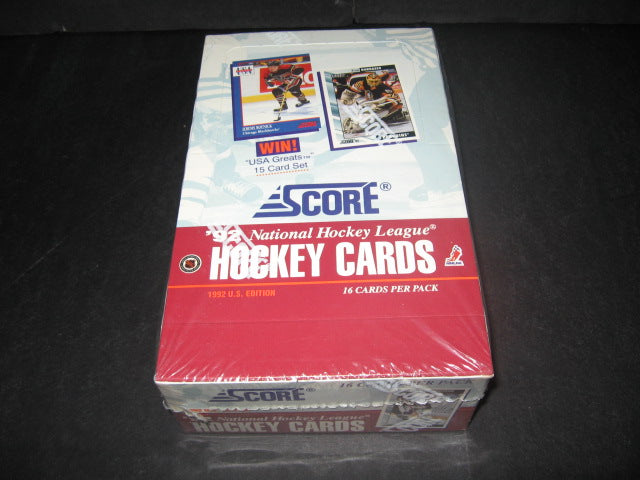 1992/93 Score Hockey Box (U.S.) (36/15)