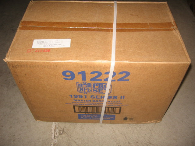 1991 Pro Set Football Series 2 Case (20 Box) (91222)