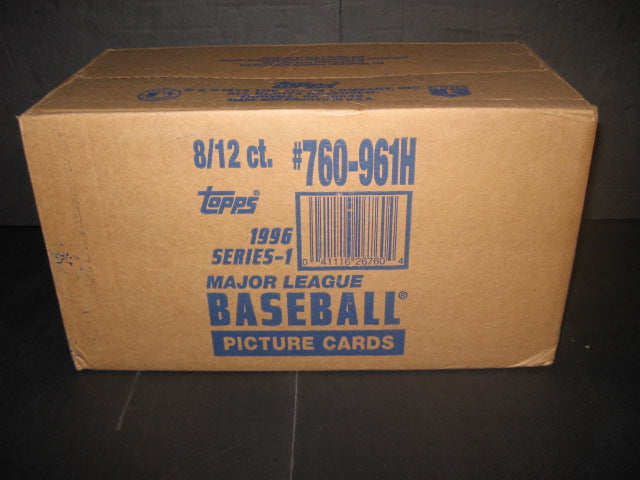 1996 Topps Baseball Series 1 Jumbo Case (Hobby) (8 Box)