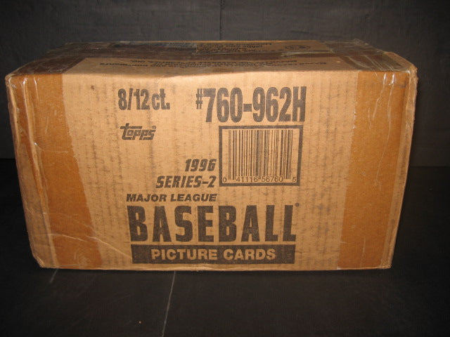 1996 Topps Baseball Series 2 Jumbo Case (Hobby) (8 Box)