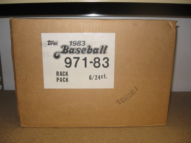 1983 Topps Baseball Rack Pack Case (6 Box)