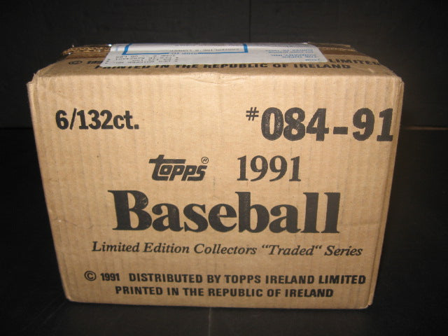 1991 Topps Baseball Traded Tiffany Factory Set Case (6 Sets)