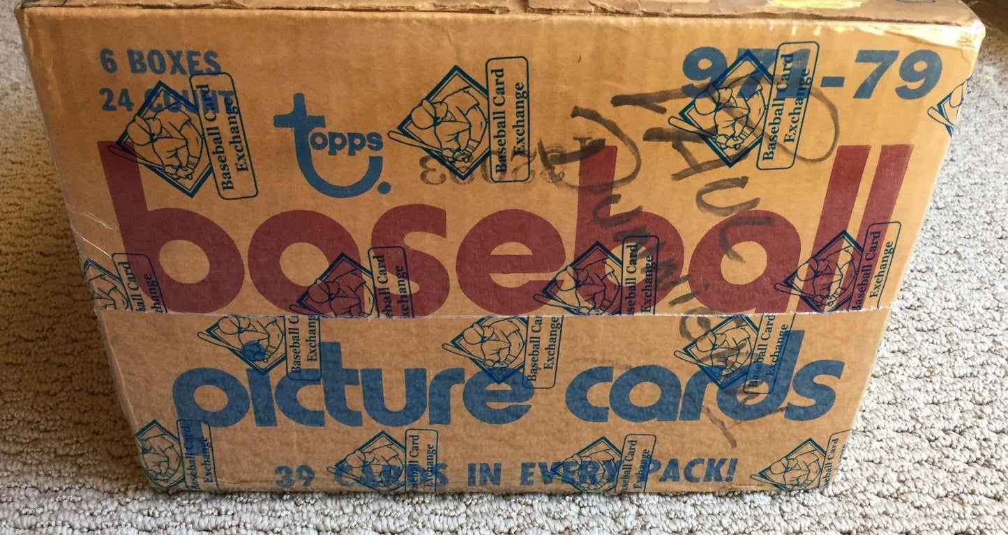 1979 Topps Baseball Rack Pack Case (6 Box)