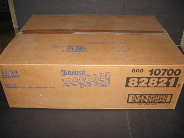 1991 Donruss Baseball Series 1 Jumbo Case (12 Box)