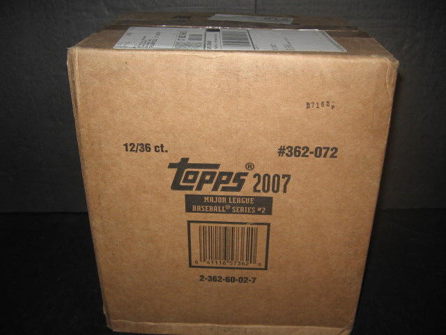 2007 Topps Baseball Series 2 Case (12 Box)