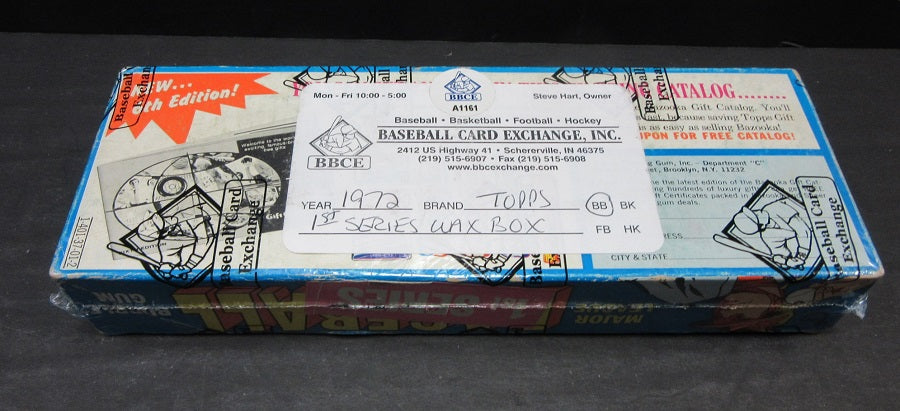 1972 Topps Baseball Unopened Series 1 Wax Box (BBCE)
