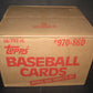 1986 Topps Baseball Factory Set Case (Holiday) (16 Sets) (Authenticate)