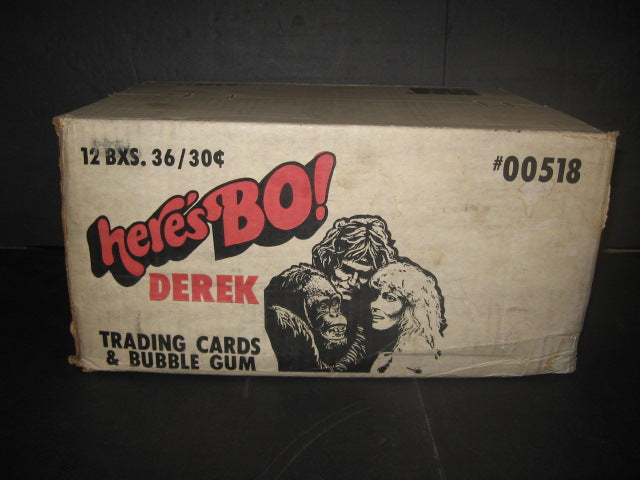 1981 Fleer Here's Bo Unopened Wax Case (12 Box)