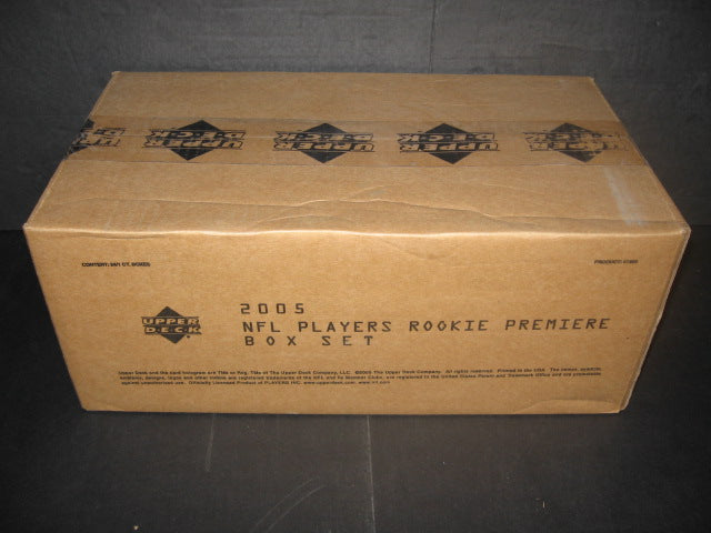 2005 Upper Deck Football Rookie Premiere Factory Set Case (24 Sets)