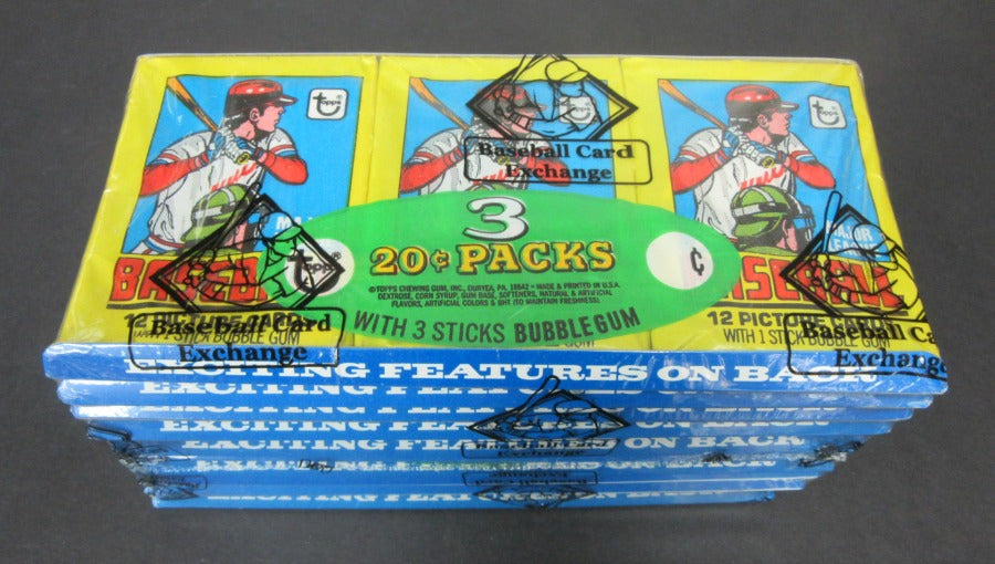 1979 Topps Baseball Unopened Wax Pack Tray (Lot of 12)