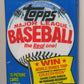 1983 Topps Baseball Unopened Michigan Test Pack