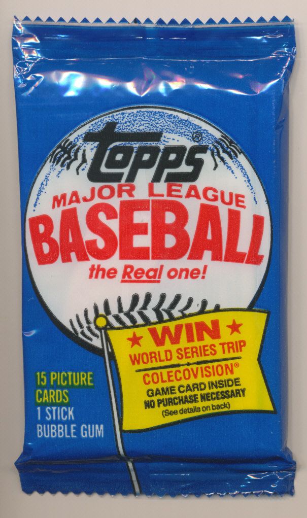 1983 Topps Baseball Unopened Michigan Test Pack