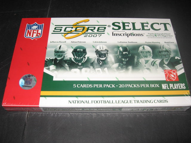 2007 Score Select Football Box (Hobby)