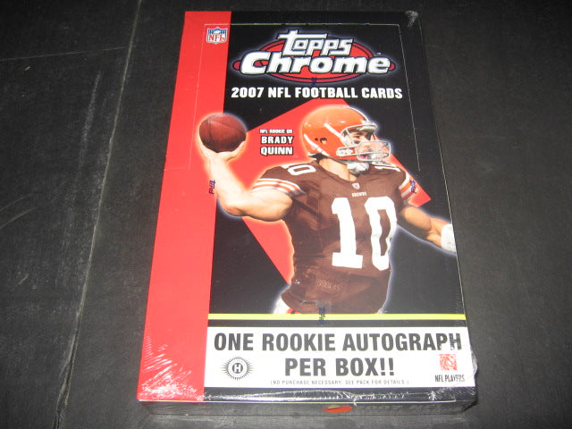 2007 Topps Chrome Football Box (Hobby)