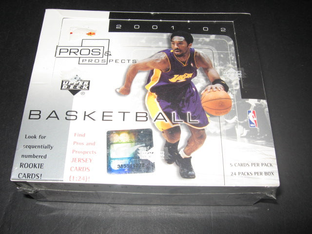 2001/02 Upper Deck Pros & Prospects Basketball Box
