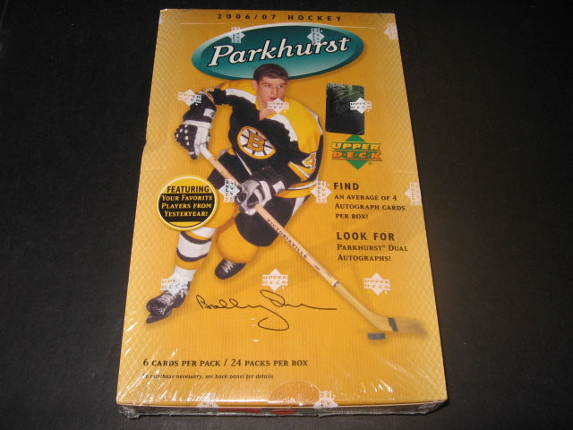 2006/07 Upper Deck Parkhurst Hockey Box