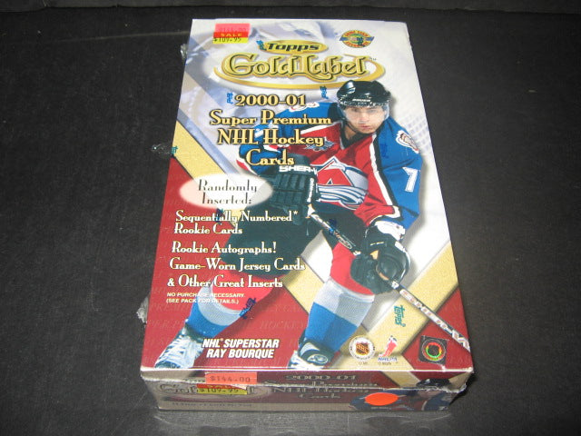 2000/01 Topps Gold Label Hockey Box (HTA)