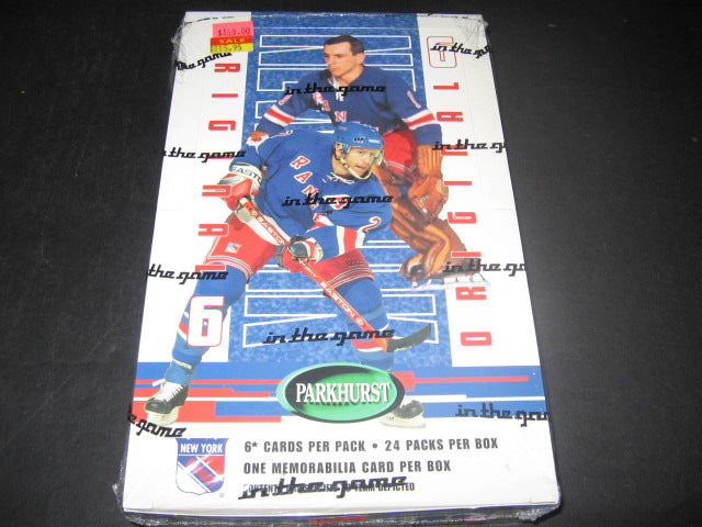 2003/04 ITG In The Game Parkhurst Original 6 Hockey Box (Rangers)