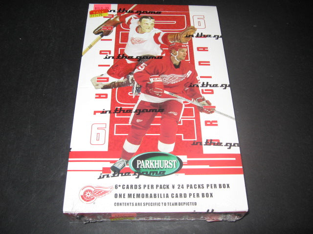 2003/04 ITG In The Game Parkhurst Original 6 Hockey Box (Red Wings)