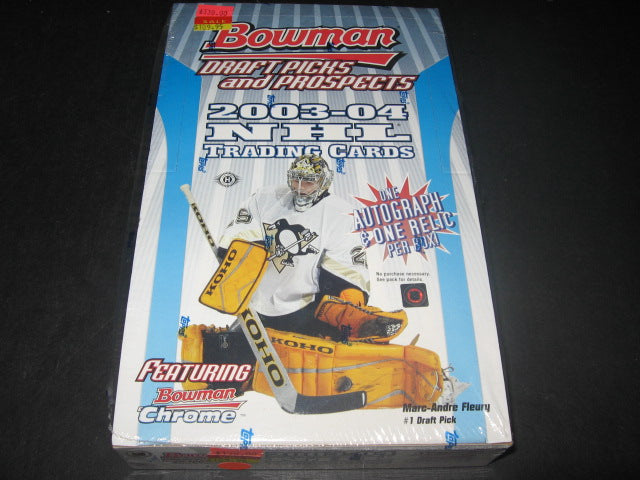 2003/04 Bowman Draft Picks & Prospects Hockey Box (Hobby)