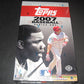 2007 Topps Baseball Series 1 Box (Hobby)