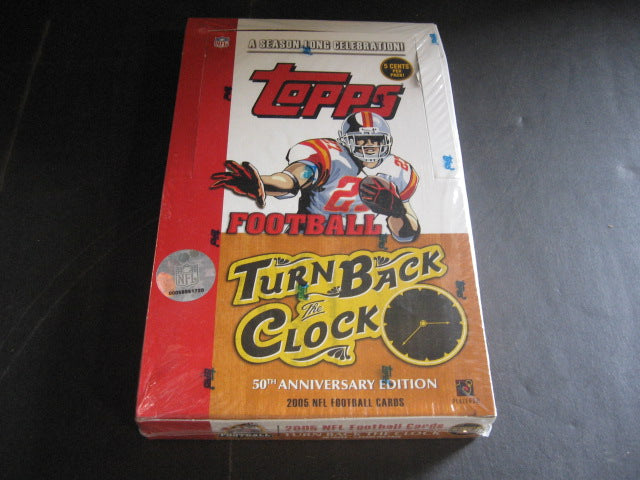 2005 Topps Football Turn Back The Clock Box