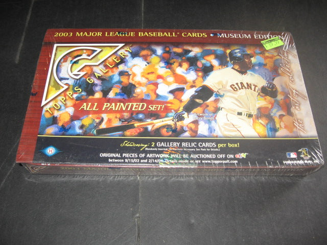 2003 Topps Gallery Museum Edition Baseball Box (Hobby)