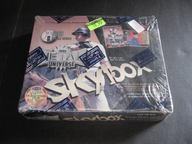 1998 Skybox Metal Universe Baseball Box (Retail)