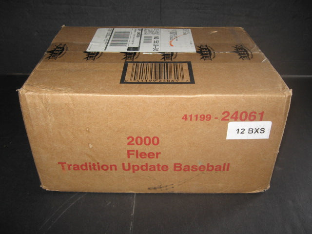2000 Fleer Tradition Baseball Update Factory Set Case (12 Sets)