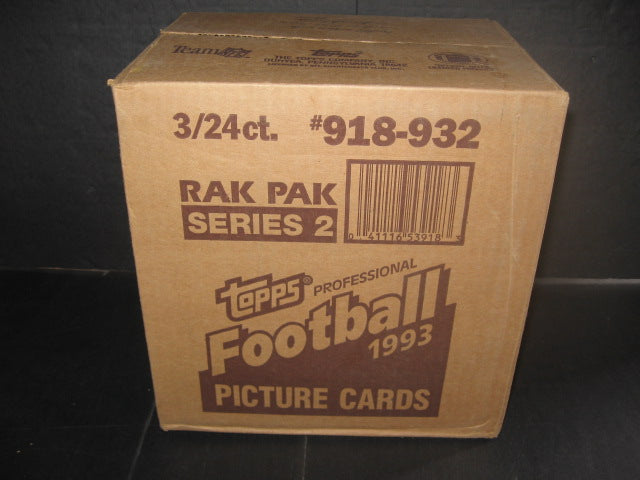 1993 Topps Football Series 2 Rack Case (3 Box)