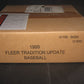 1999 Fleer Tradition Baseball Update Factory Set Case (12 Sets)