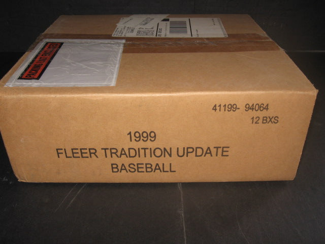 1999 Fleer Tradition Baseball Update Factory Set Case (12 Sets)