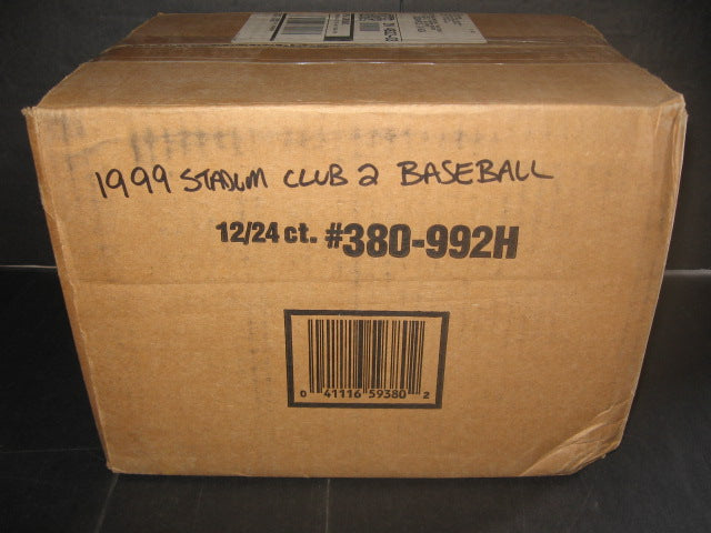 1999 Topps Stadium Club Baseball Series 2 Case (Hobby) (12 Box)