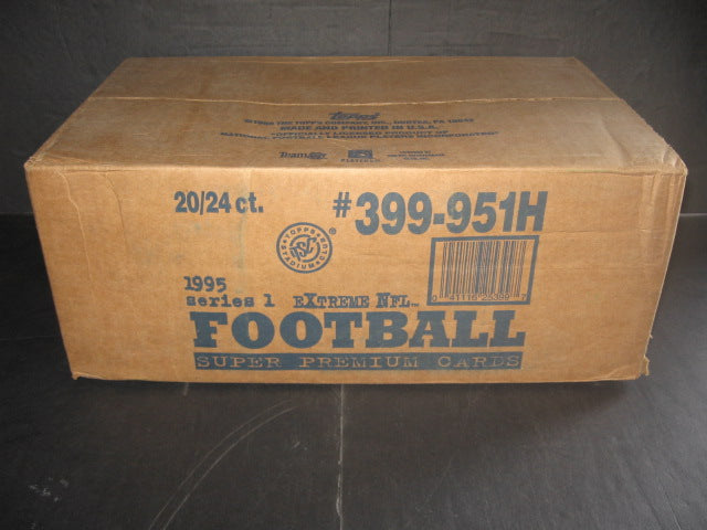 1995 Topps Stadium Club Football Series 1 Case (Hobby) (24 Box)