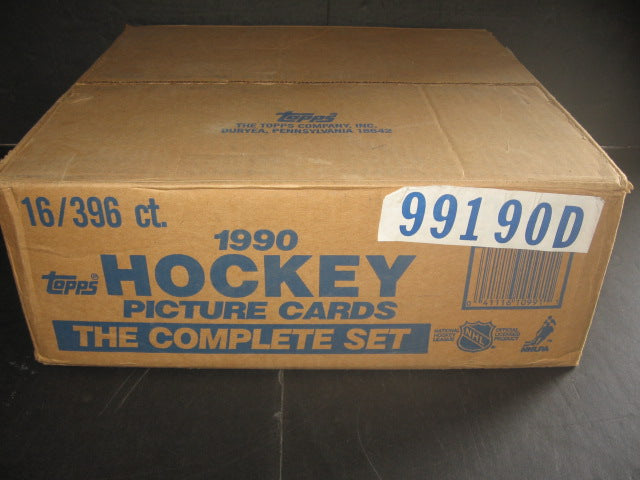 1990/91 Topps Hockey Factory Set Case (16 Sets)