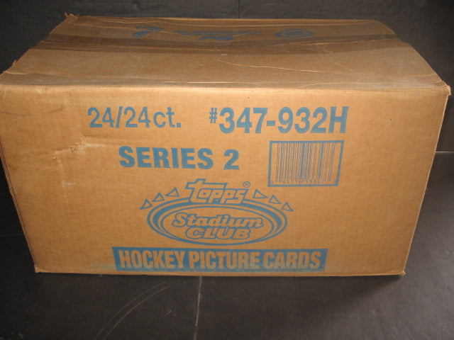 1993/94 Topps Stadium Club Hockey Series 2 Case (24 Box)