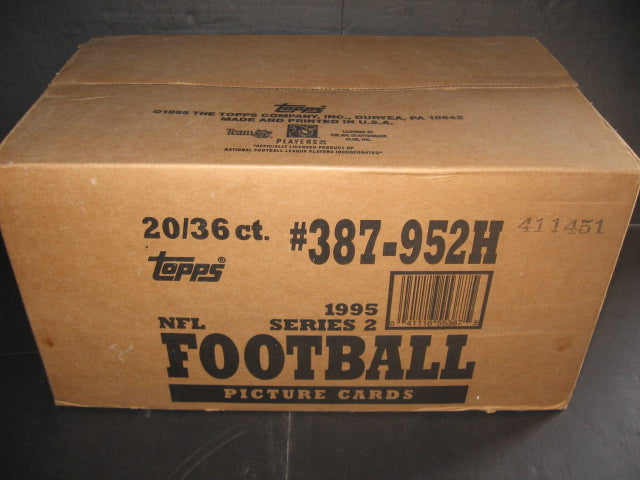 1995 Topps Football Series 2 Case (Hobby) (20 Box)