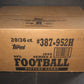 1995 Topps Football Series 2 Case (Hobby) (20 Box)