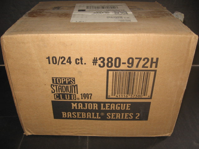 1997 Topps Stadium Club Baseball Series 2 Case (Hobby) (10 Box)