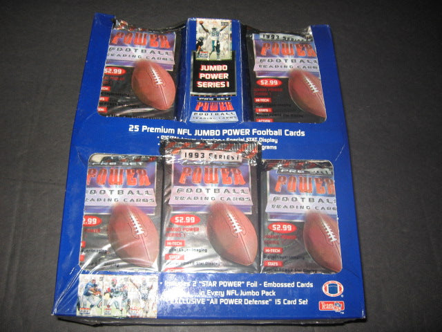 1993 Pro Set Power Football Series 1 Jumbo Box