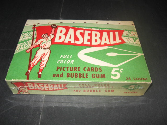 1954 Bowman Baseball Unopened 5 Cent Wax Box