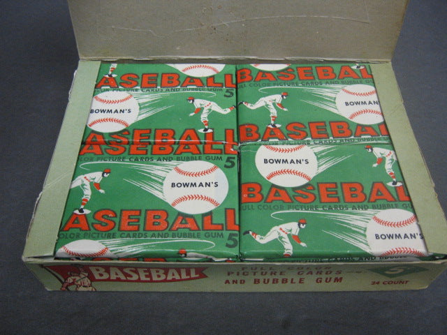 1954 Bowman Baseball Unopened 5 Cent Wax Box