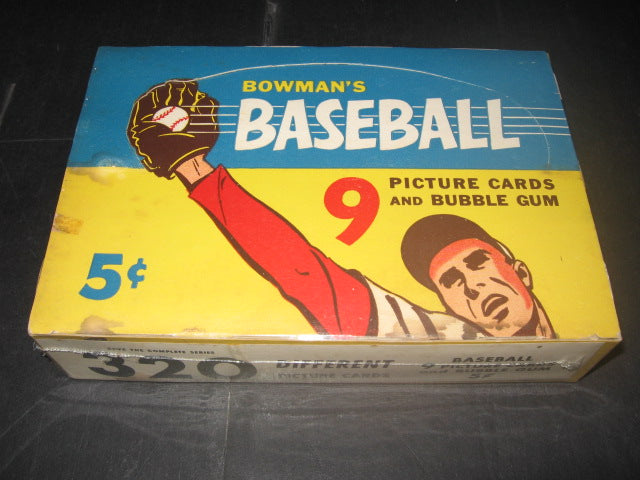 1955 Bowman Baseball Unopened 5 Cent Wax Box