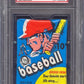 1971 OPC O-Pee-Chee Baseball Unopened Ser 1/2 Wax Pack PSA 8