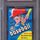 1971 OPC O-Pee-Chee Baseball Unopened Ser 1 Wax Pack PSA 9