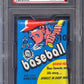 1971 OPC O-Pee-Chee Baseball Unopened Ser 2 Wax Pack PSA 8