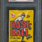 1968 Topps Baseball Unopened Series 6 Wax Pack PSA 7